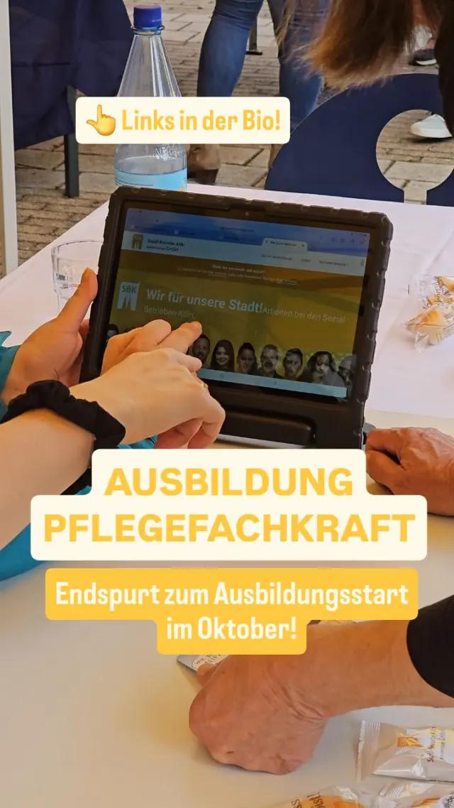 Pflegefachkraft — Ausbildungsstart im Oktober 🌟

Werde generalistisch ausgebildete Pflegefachkraft bei den Sozial-Betrieben-Köln mit europaweit anerkanntem Berufsabschluss und starte deine Karriere in allen Pflegebereichen.

Theorie & Praxis im Wechsel: Unsere „Akademie für Pflegeberufe“ in Köln‑Riehl vermittelt dir praxisnahes Wissen, während du in Einsätzen an SBK‑Standorten (und bei Partnern, z. B. in der Kinderkrankenpflege) direkt aktiv wirst — begleitet von erfahrenen Anleiter*innen.

Kurz & knapp:

Dauer: 3 Jahre

Starttermine: April & Oktober

Vergütung (ab Apr 2025):

1. Jahr ≈ 1.415 € / Monat

2. Jahr ≈ 1.477 € / Monat 

3. Jahr ≈ 1.578 € / Monat

Extras: kostenlose Dienstkleidung, Gesundheits‑ & Sportangebote, betriebliche Altersversorgung

Perspektive: 400 € Prämie nach bestandener Prüfung, sehr gute Übernahme‑ und Aufstiegschancen (z. B. Wohnbereichsleitung, Hausleitung) sowie Studium möglich

Interesse? Klicke auf den Link in der Bio! 👩‍⚕️👨‍⚕️