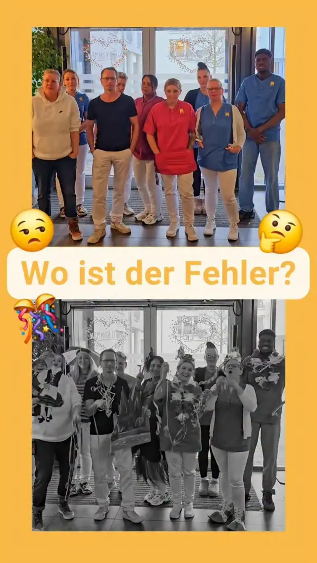 "Korrekte Arbeitshaltung" Oben oder unten? 🤨

Hinweis: Dat Hätz för de Lük met Demenz un vill Humor. 🫶

Unser Haus 5 in Köln Riehl hat den Schwerpunkt Gerontopsychiatrie und dort ist Humor, Spaß und ein Herz für die Menschen besonders wichtig. Nicht nur, aber natürlich auch an Karneval!

#alaaf #demenz #pflegehumor #köln #karneval