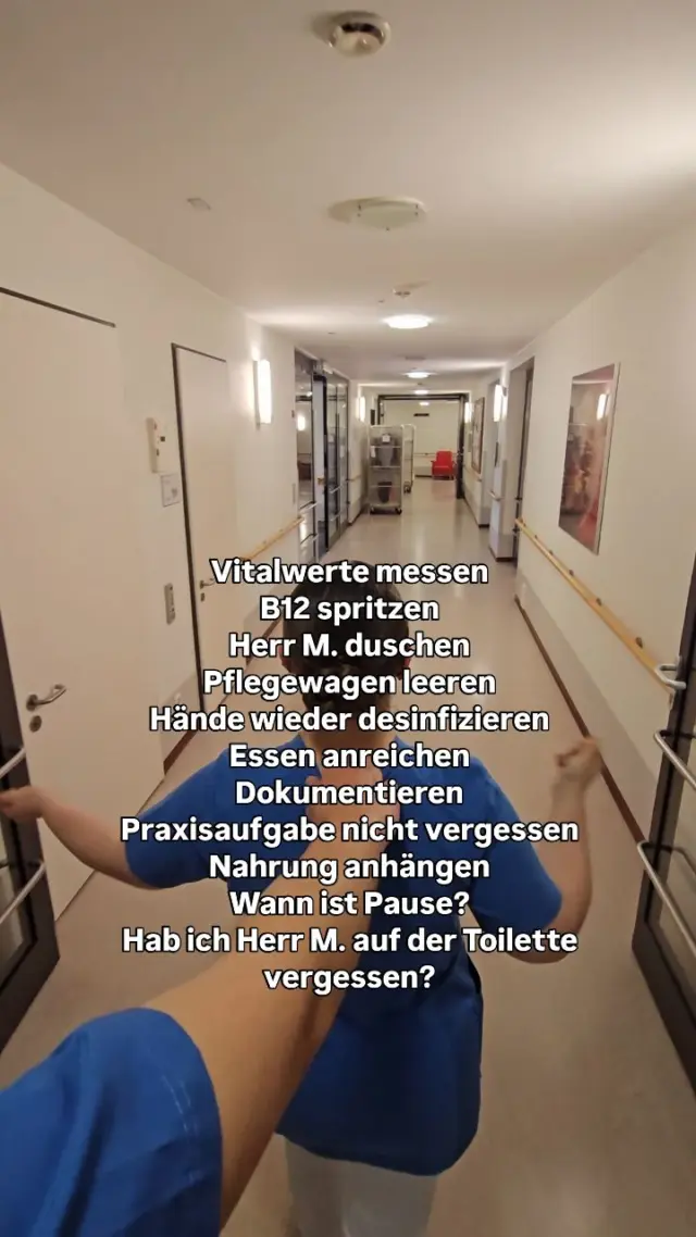 Es ist nicht immer einfach den Überblick in der Pflege zu behalten.. 😂 

Unsere Praxisanleitung hilft dir dabei einen klaren Kopf zu bewahren und deine Aufgaben strukturiert anzugehen.

#yapping #trending #pflegehumor #ausbildung #pflegefachkraft